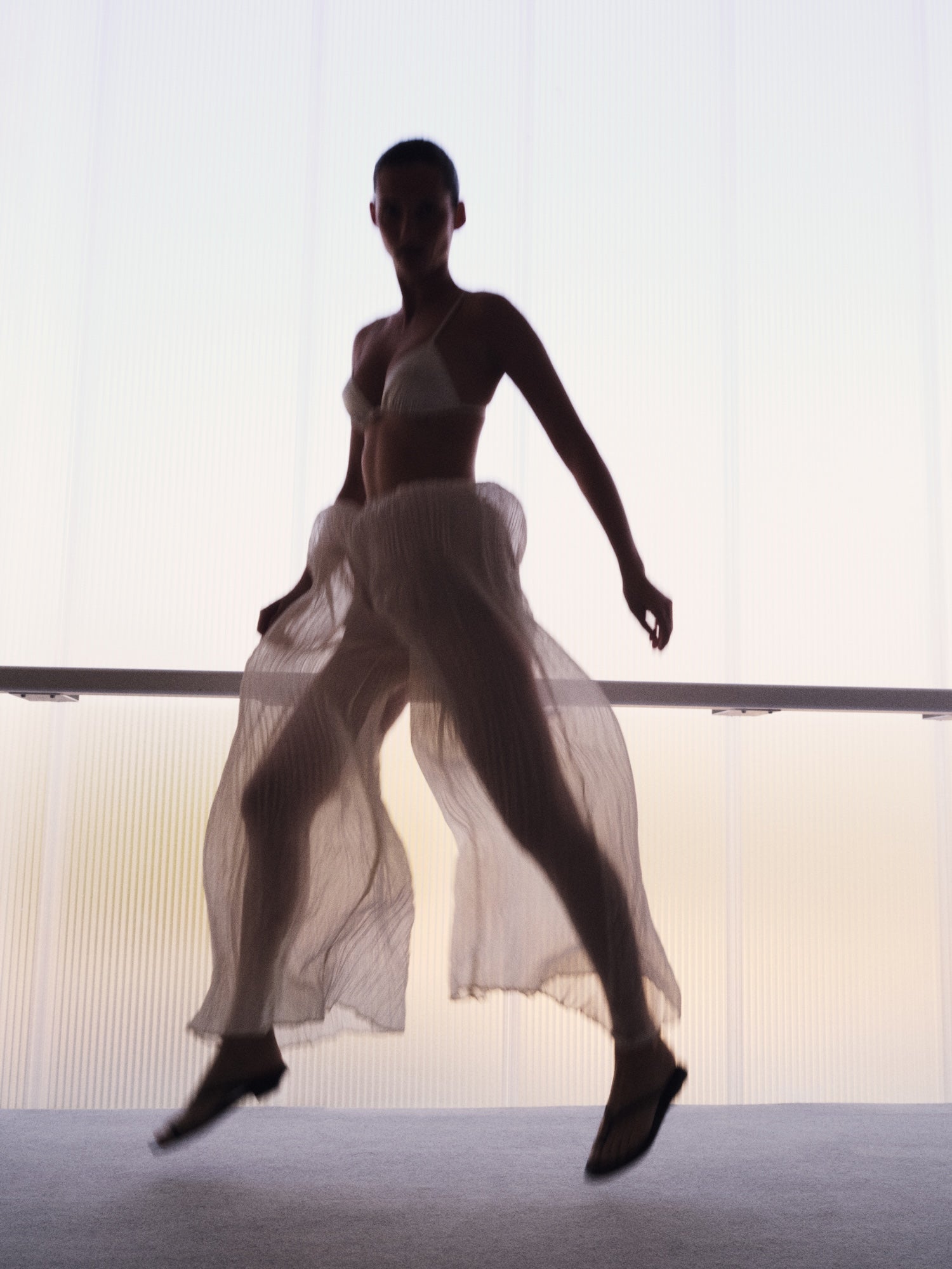 Plisse Palazzo Pant — Inès