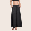 Cotton Cropped Palazzo Pant — Liora