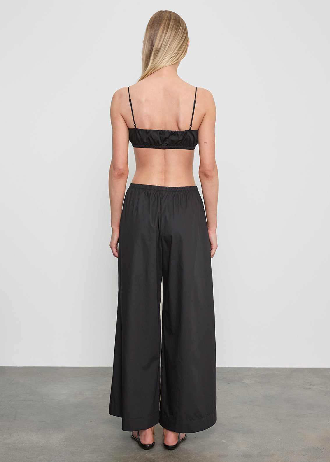 Cotton Cropped Palazzo Pant — Liora