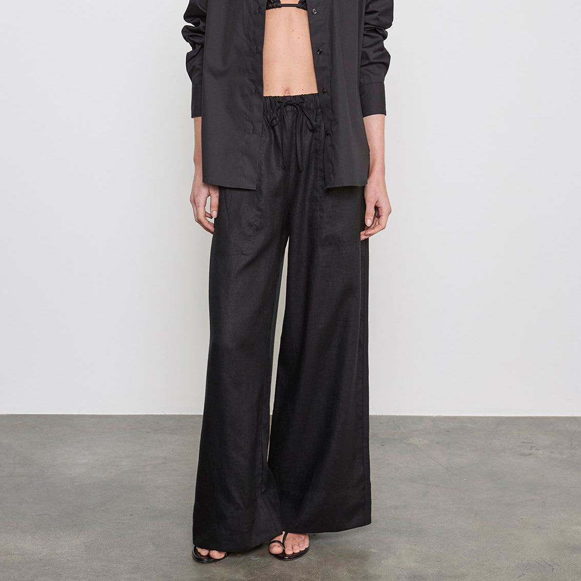 Fashionista Heaven Linen Cropped Summer Pant — Marlowe