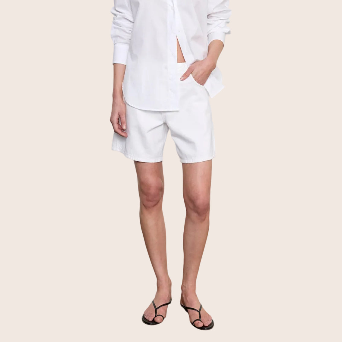 Fashionista Heaven Denim Drift Short — Fleur