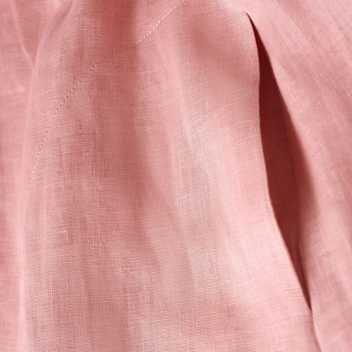 Linen Button Waist Dress — Luna