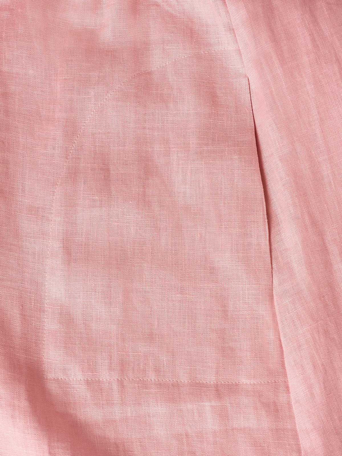 Linen Button Waist Dress — Luna
