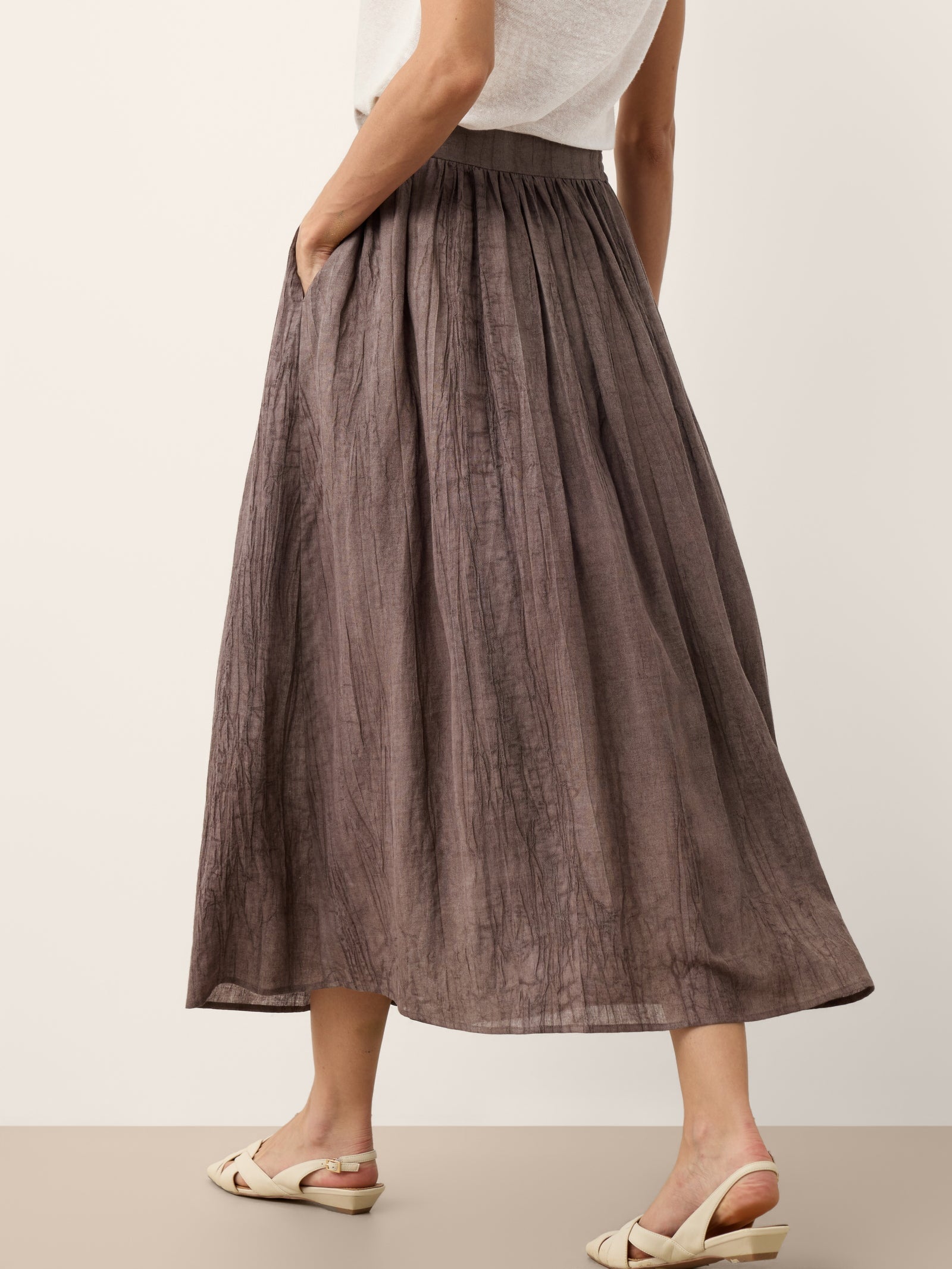 Fashionista Heaven Lyocell Pleated Skirt — Beatrix