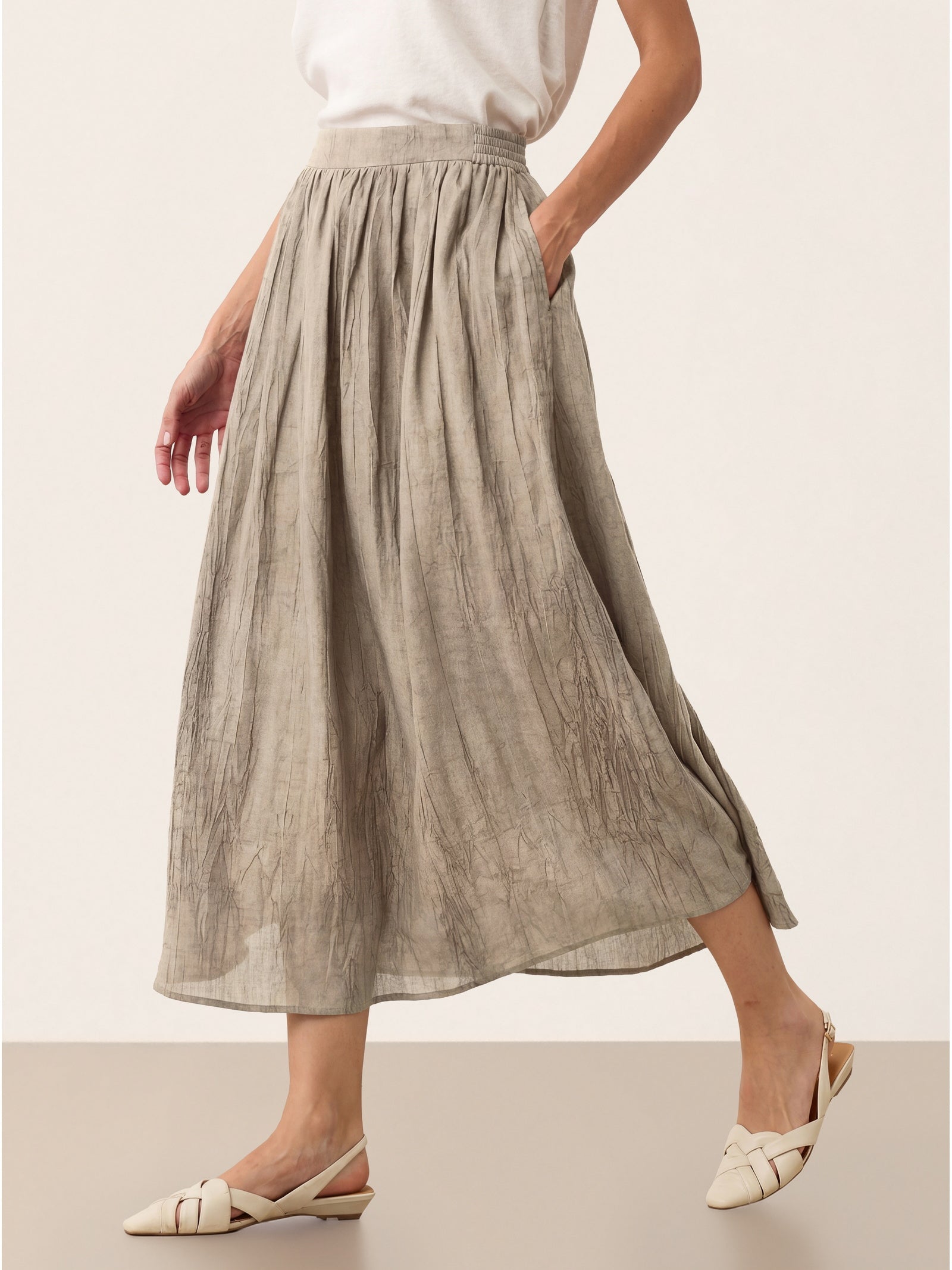 Fashionista Heaven Lyocell Pleated Skirt — Beatrix