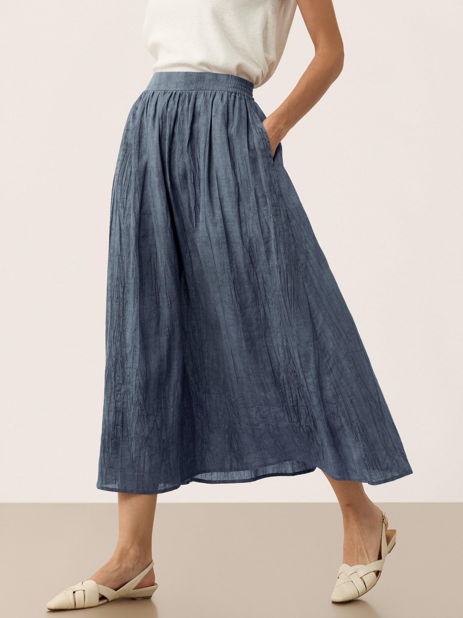 Fashionista Heaven Lyocell Pleated Skirt — Beatrix