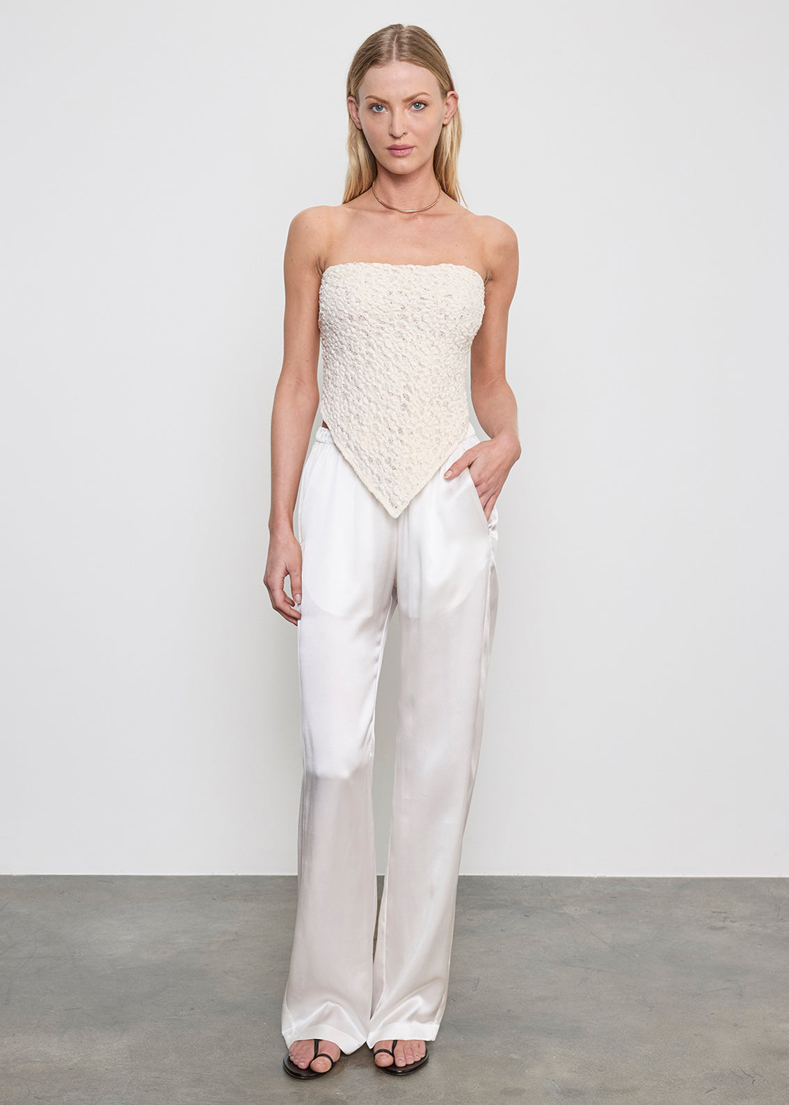 Silk Satin Everywhere Pant — Isolde