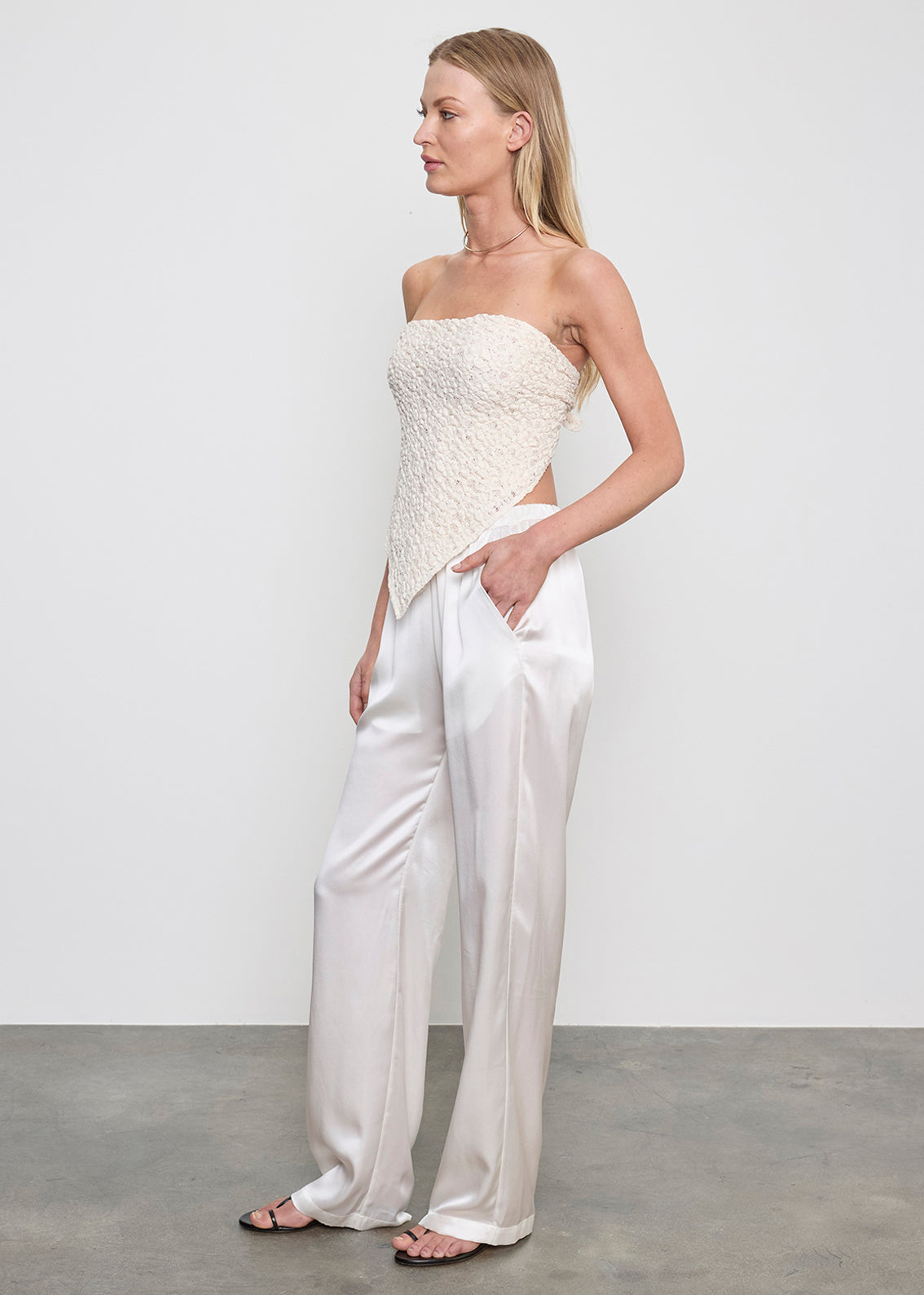 Silk Satin Everywhere Pant — Isolde