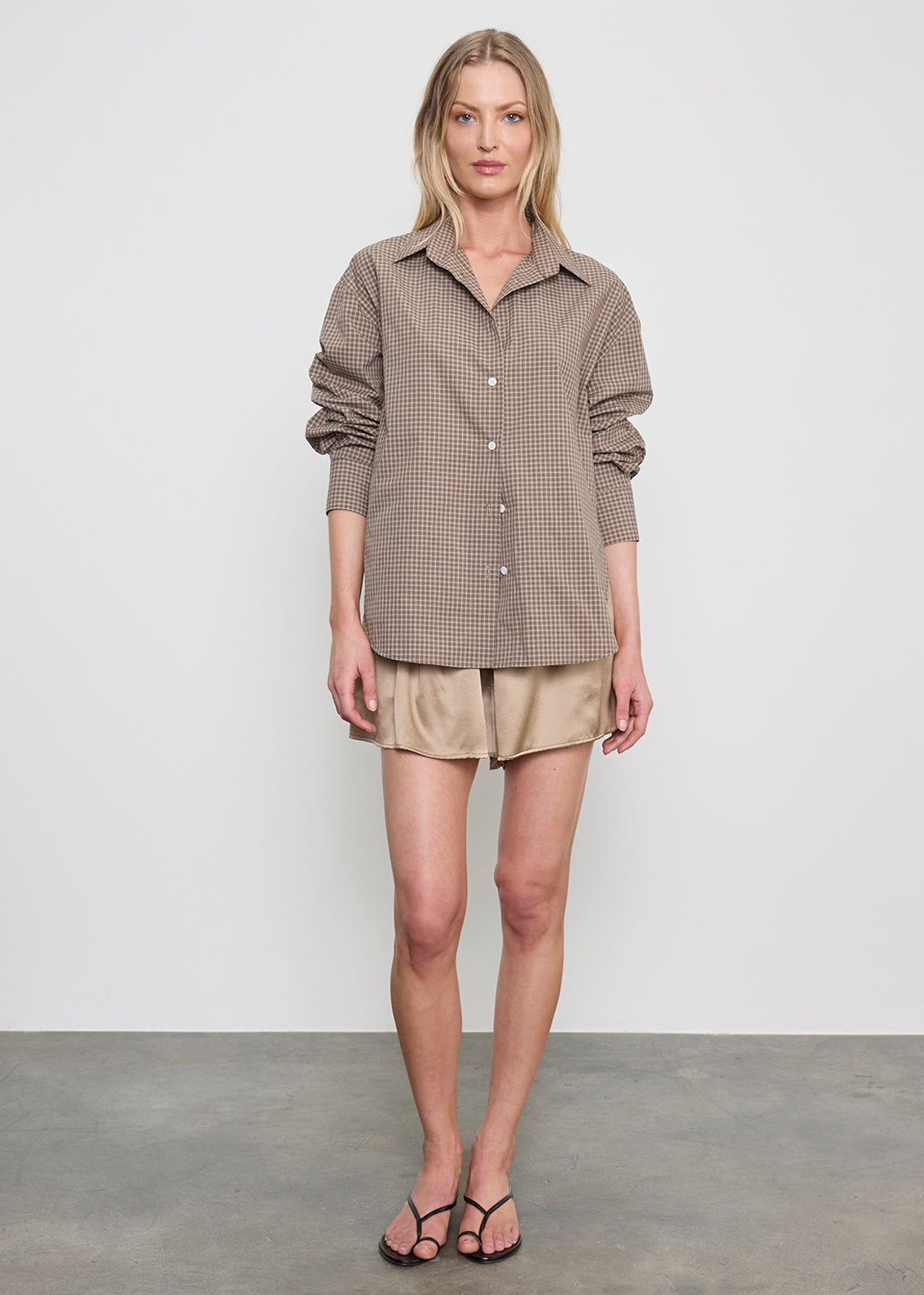 Silk Satin Mini Short — Giulia
