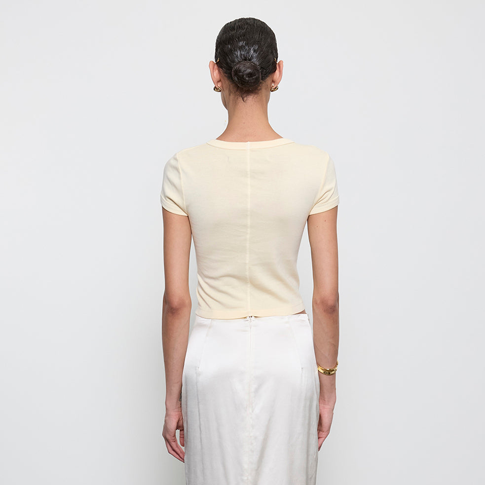 Fashionista Heaven Cotton Cropped Top — Mara