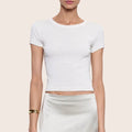 Fashionista Heaven Cotton Cropped Top — Mara