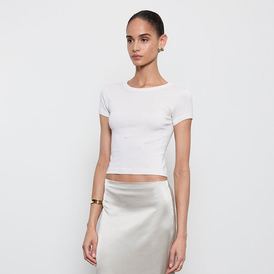 Fashionista Heaven Cotton Cropped Top — Mara