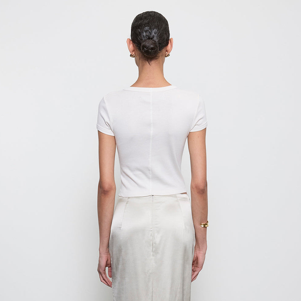 Fashionista Heaven Cotton Cropped Top — Mara
