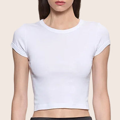 Fashionista Heaven Cotton Cropped Top — Vera