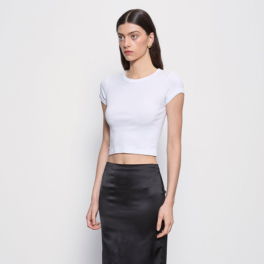 Fashionista Heaven Cotton Cropped Top — Vera