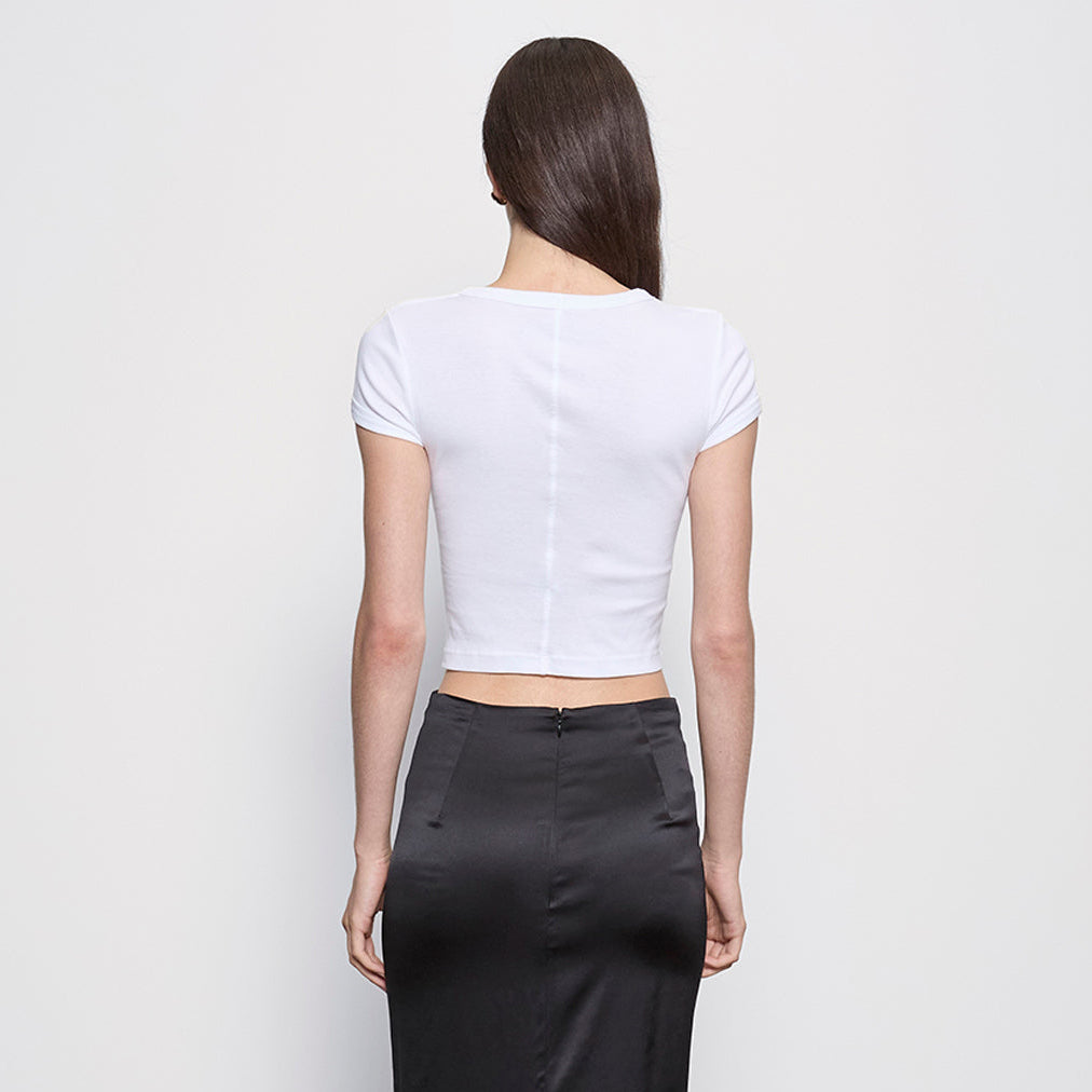 Fashionista Heaven Cotton Cropped Top — Vera