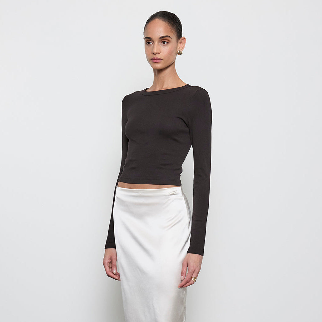 Fashionista Heaven Cotton Cropped Top — Juno