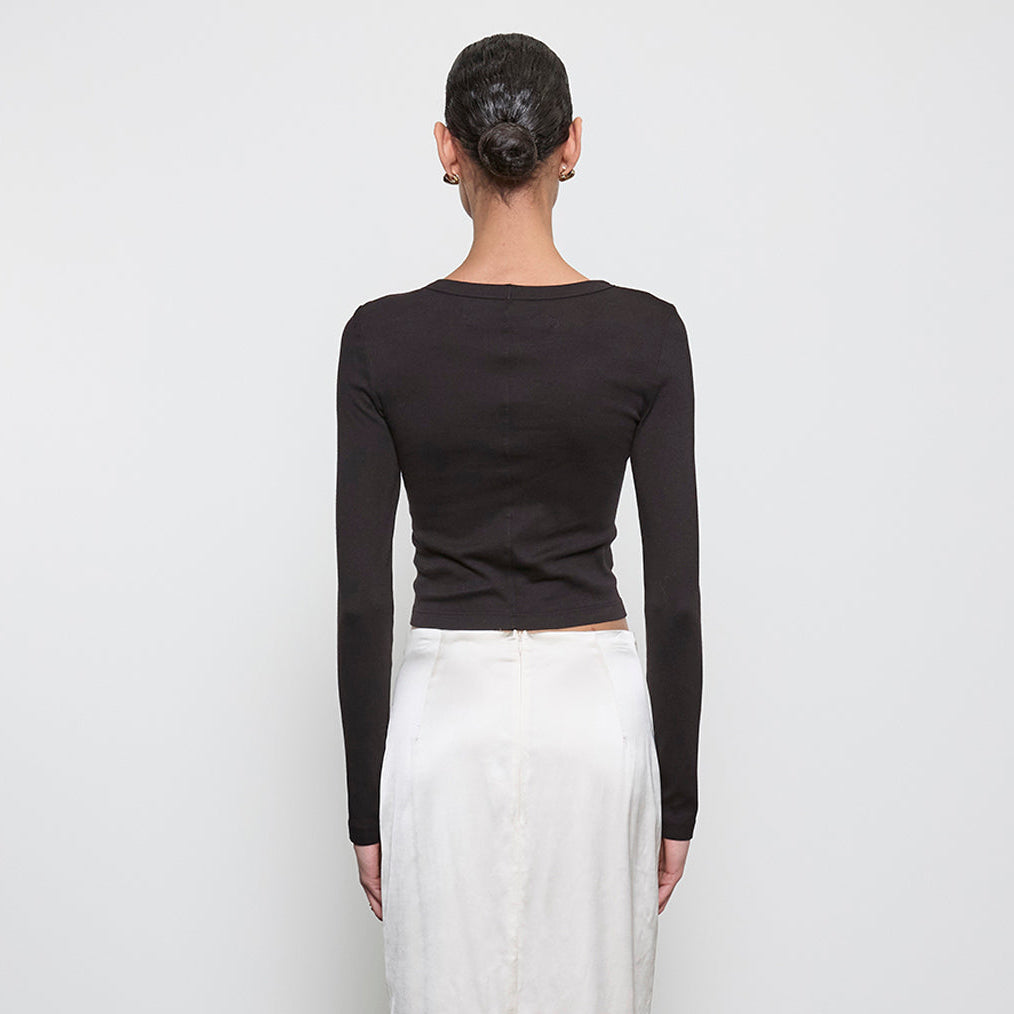 Fashionista Heaven Cotton Cropped Top — Juno