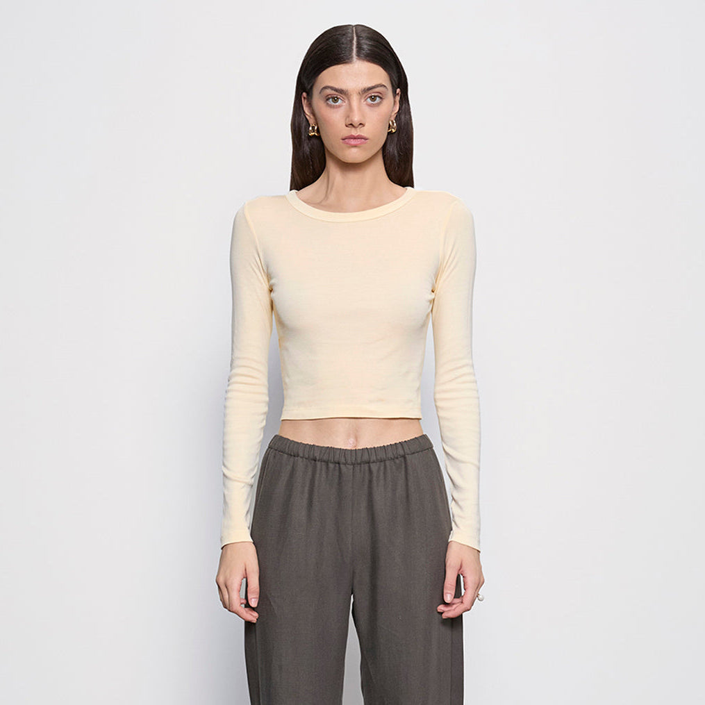 Fashionista Heaven Cotton Cropped Top — Juno
