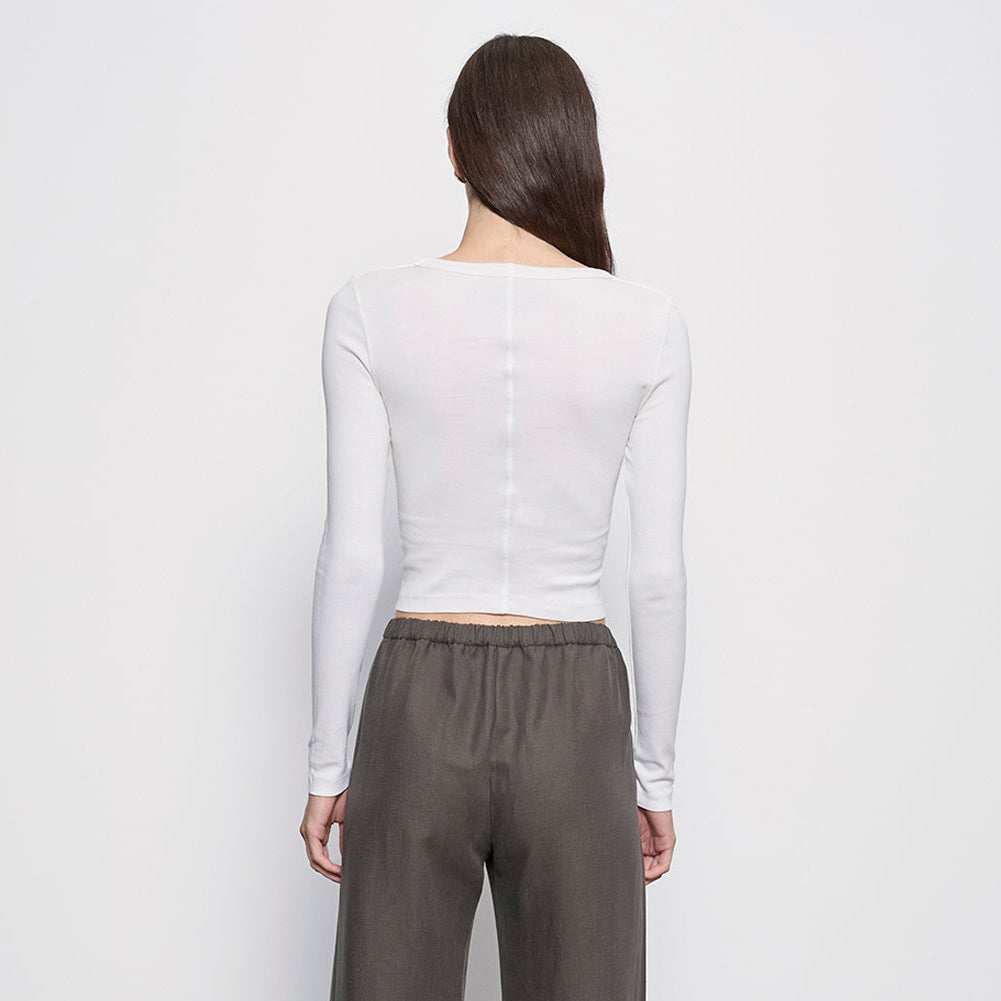 Fashionista Heaven Cotton Cropped Top — Juno