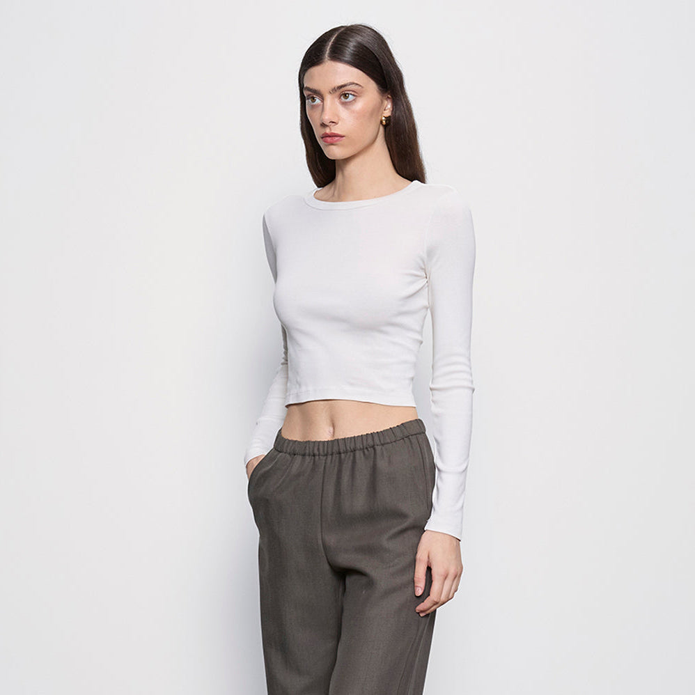 Fashionista Heaven Cotton Cropped Top — Juno
