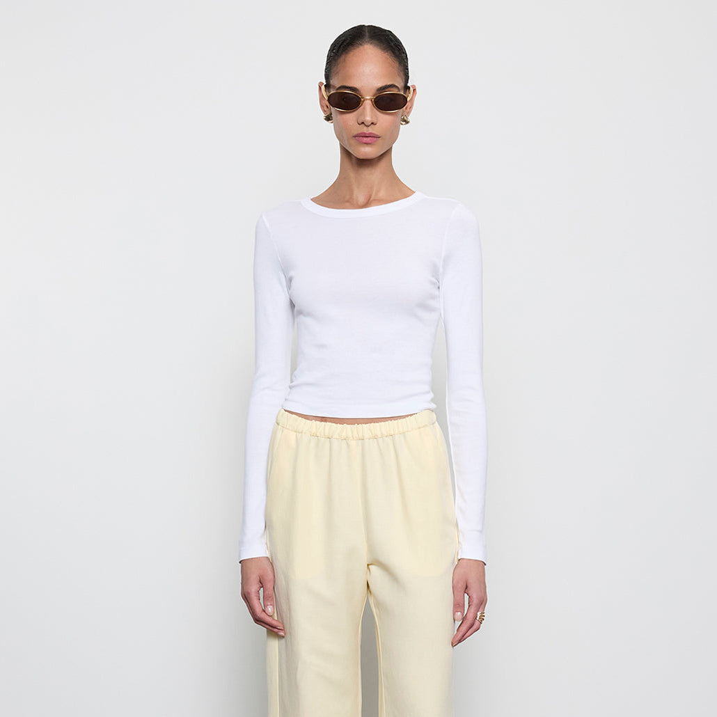 Fashionista Heaven Cotton Cropped Top — Juno