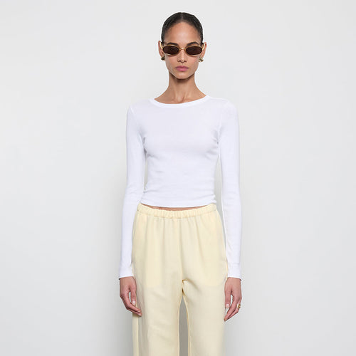 Fashionista Heaven Cotton Cropped Top — Juno