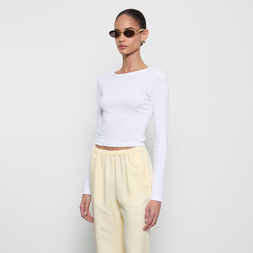Fashionista Heaven Cotton Cropped Top — Juno