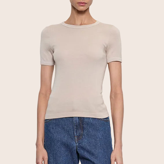 Fashionista Heaven Cotton Short Sleeve Top — Liv