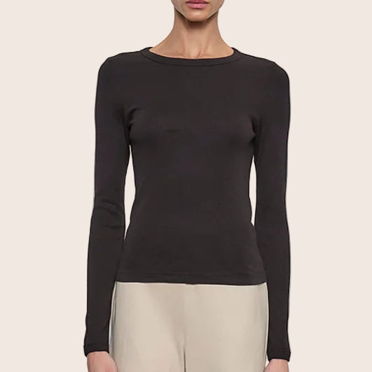 Fashionista Heaven Cotton Long Sleeve Top — Romy