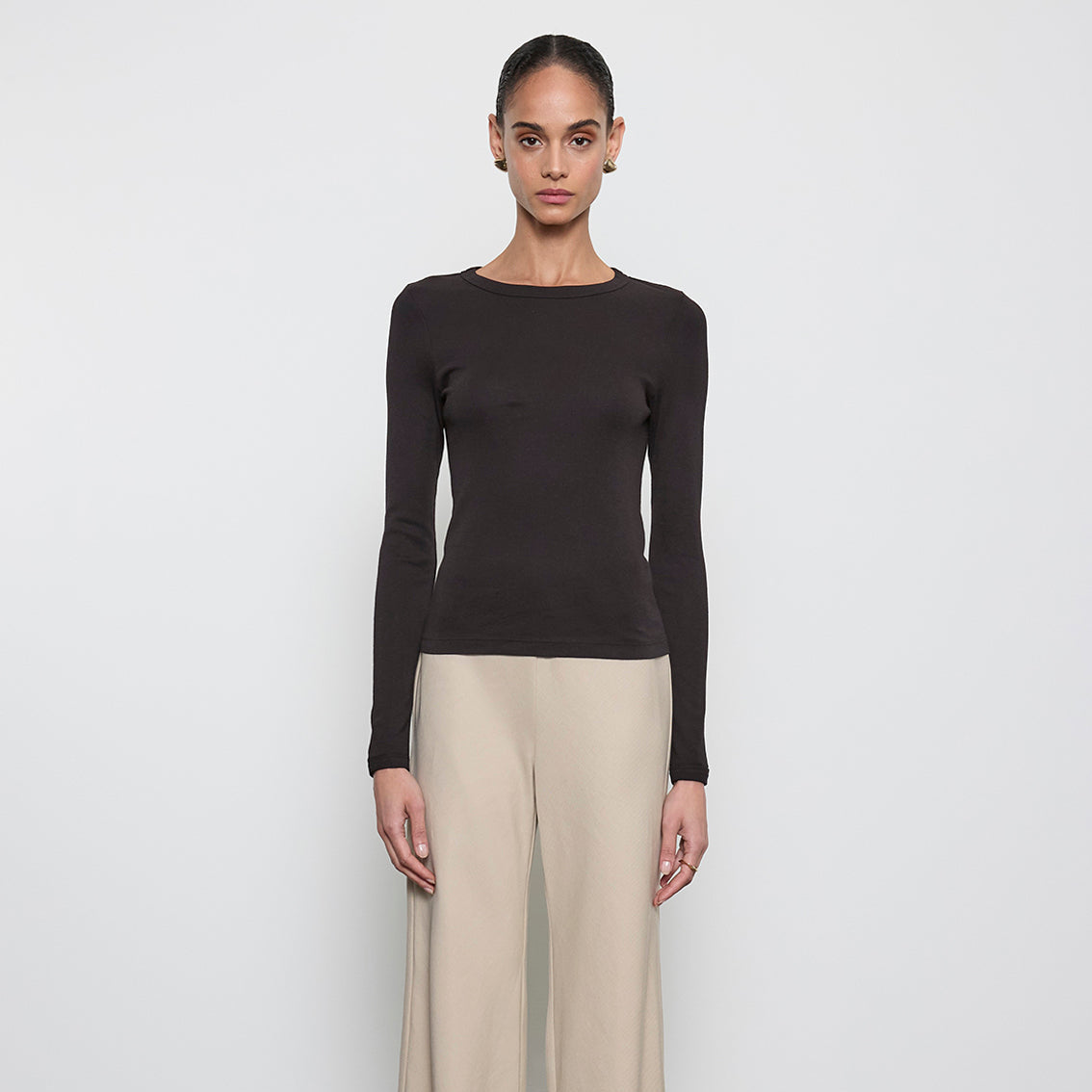 Fashionista Heaven Cotton Long Sleeve Top — Romy