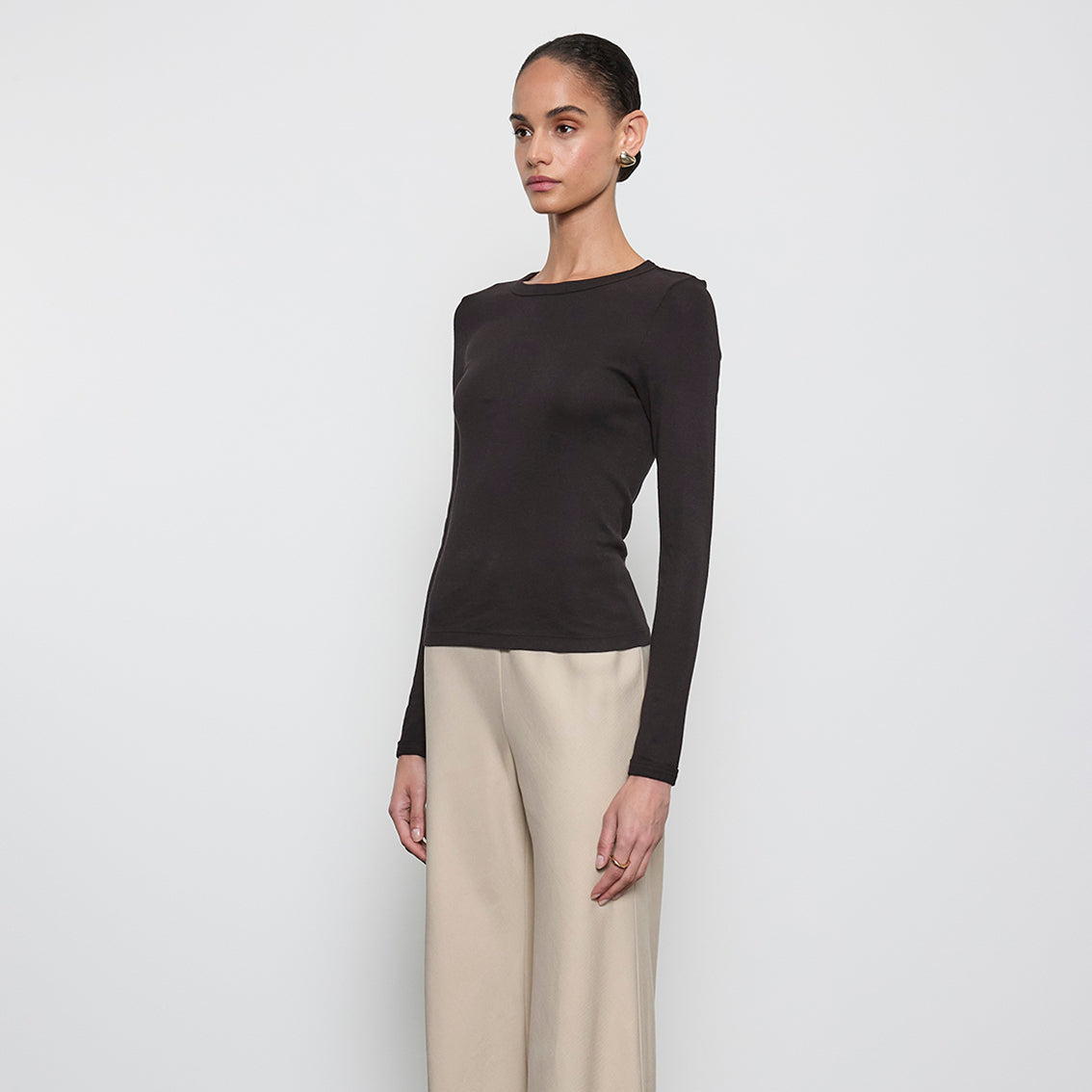 Fashionista Heaven Cotton Long Sleeve Top — Romy