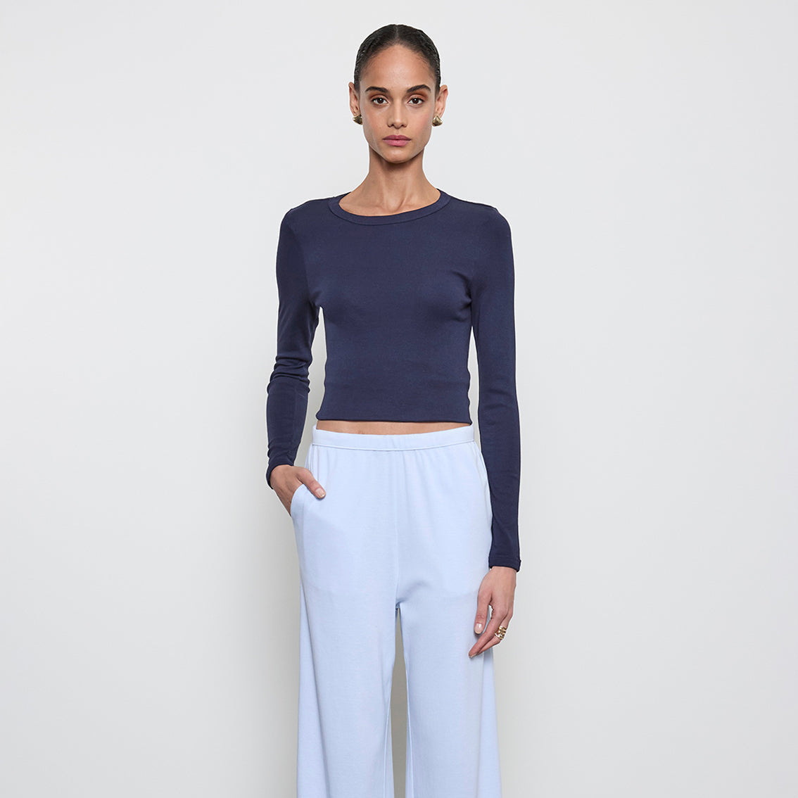 Fashionista Heaven Cotton Long Sleeve Top — Romy