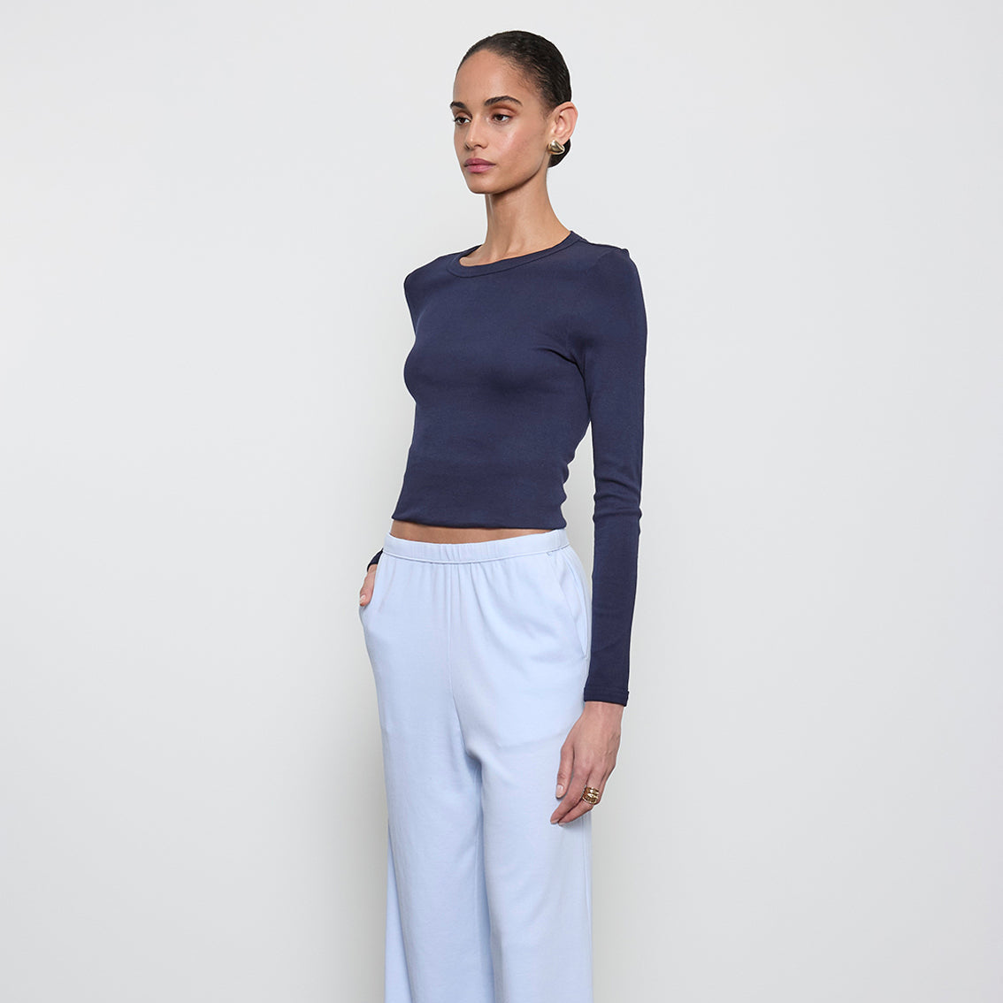 Fashionista Heaven Cotton Long Sleeve Top — Romy