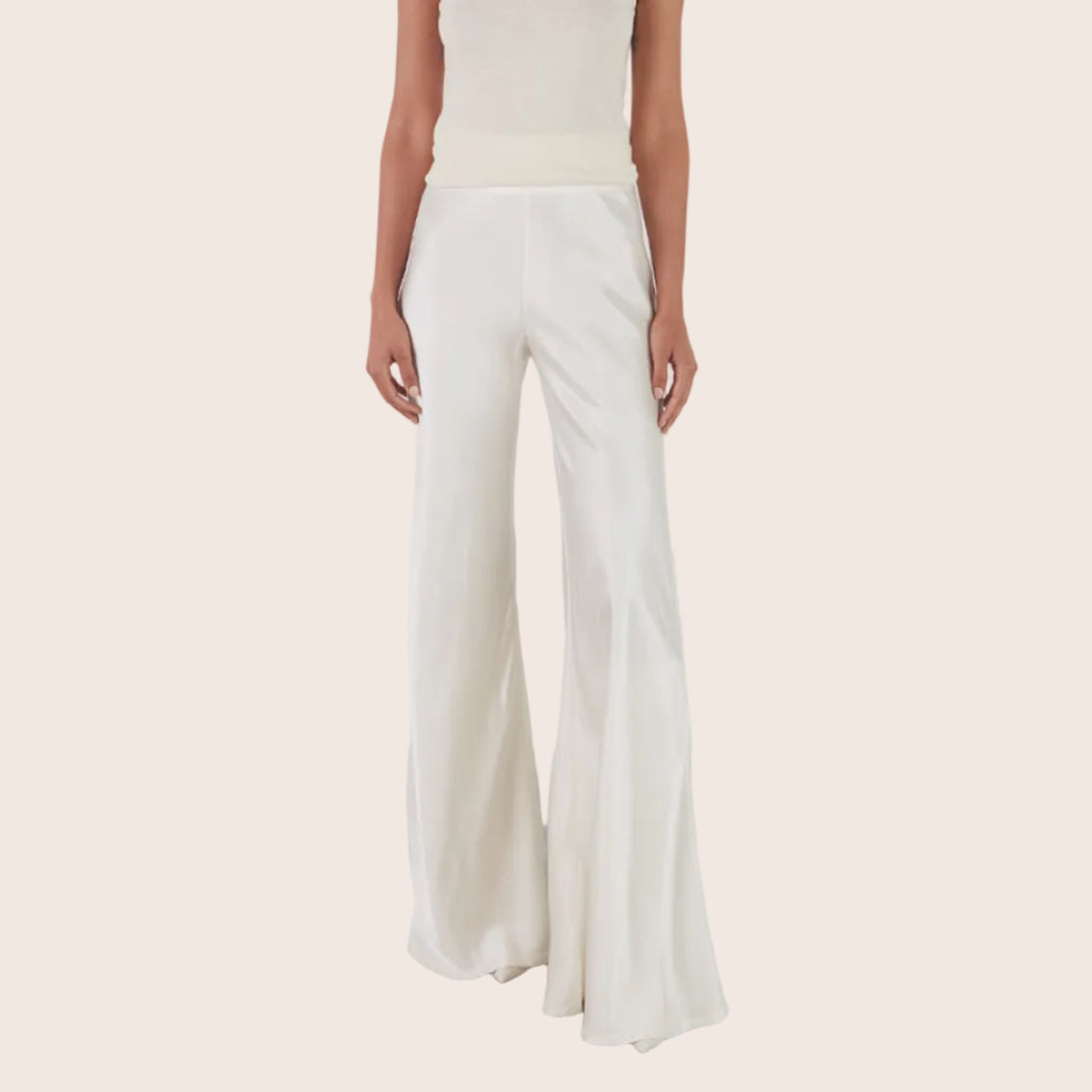 Satin Bias-Cut Pant — Ximena