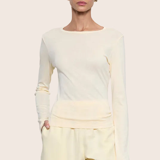 Fashionista Heaven Cotton Crew Top — Ines