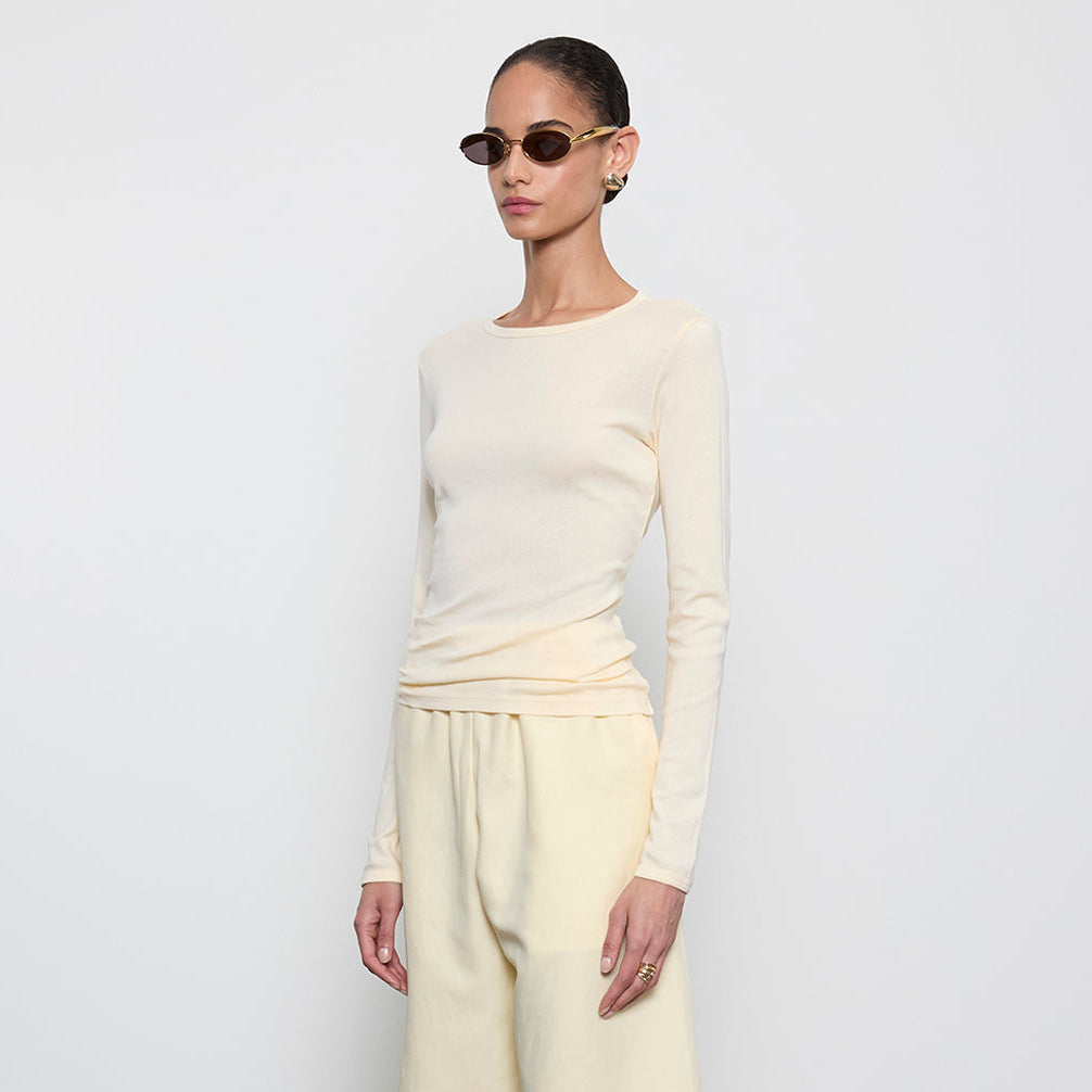 Fashionista Heaven Cotton Crew Top — Ines