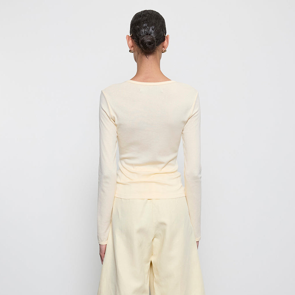 Fashionista Heaven Cotton Crew Top — Ines