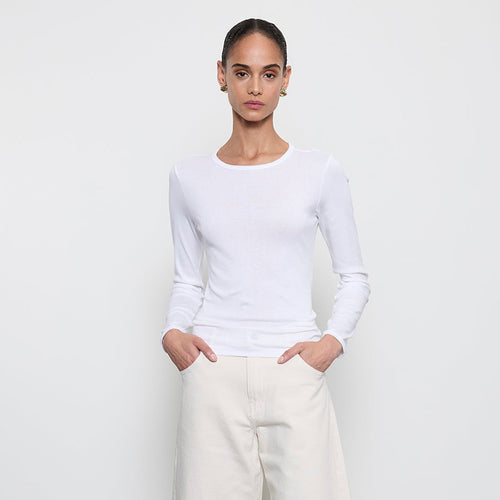 Fashionista Heaven Cotton Crew Top — Ines