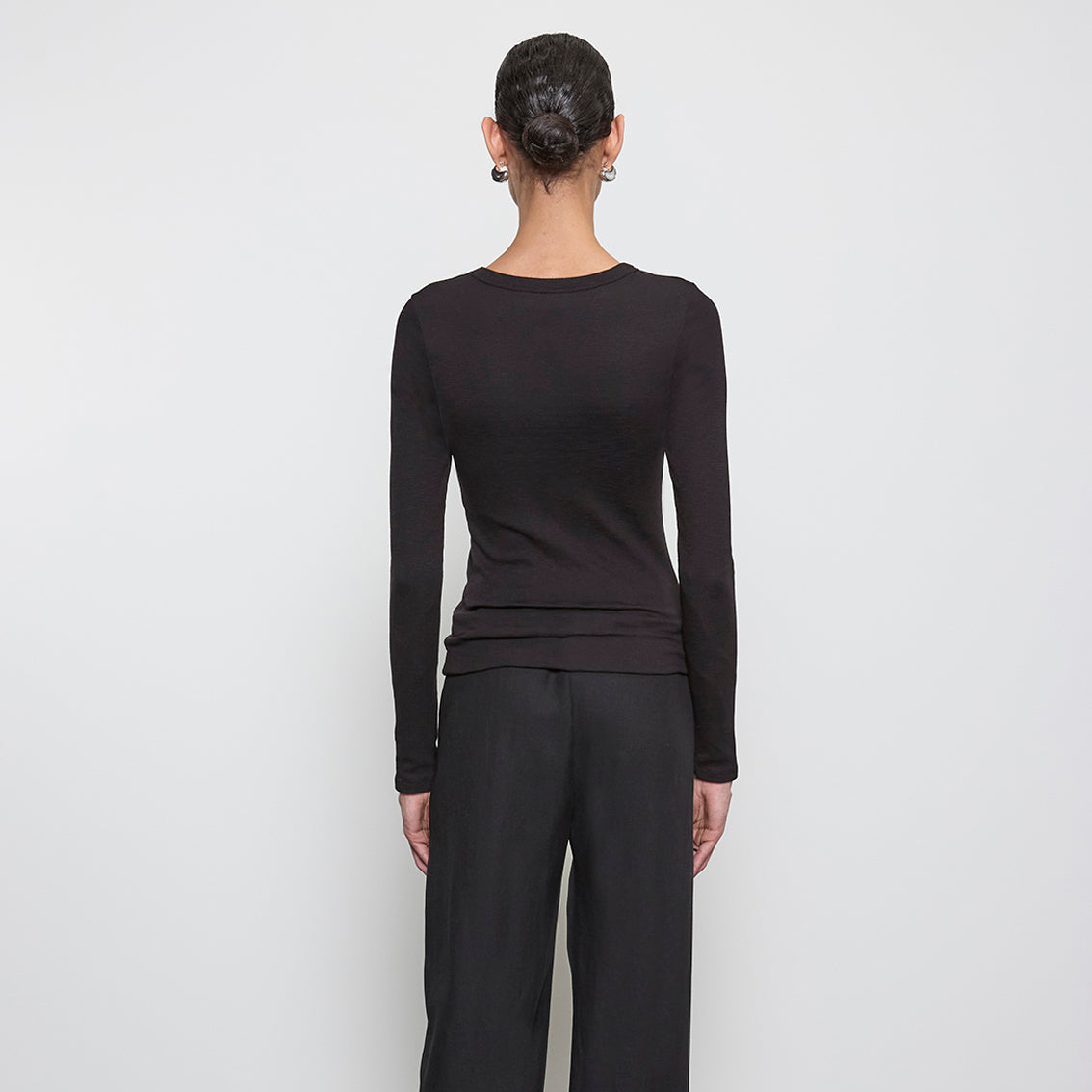 Fashionista Heaven Silk Crew Top — Vita