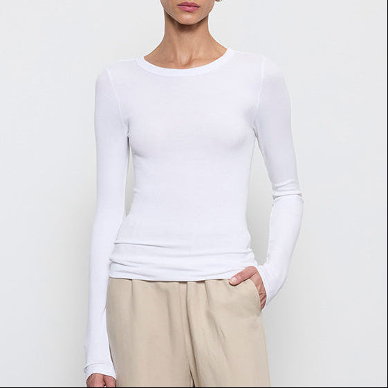 Fashionista Heaven Silk Crew Top — Vita