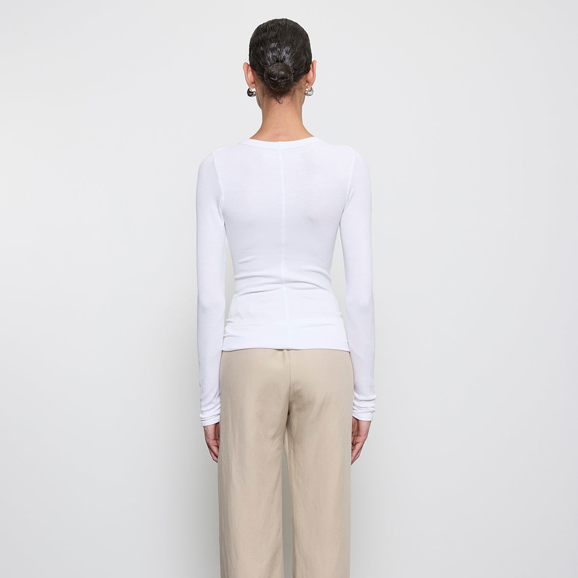Fashionista Heaven Silk Crew Top — Vita