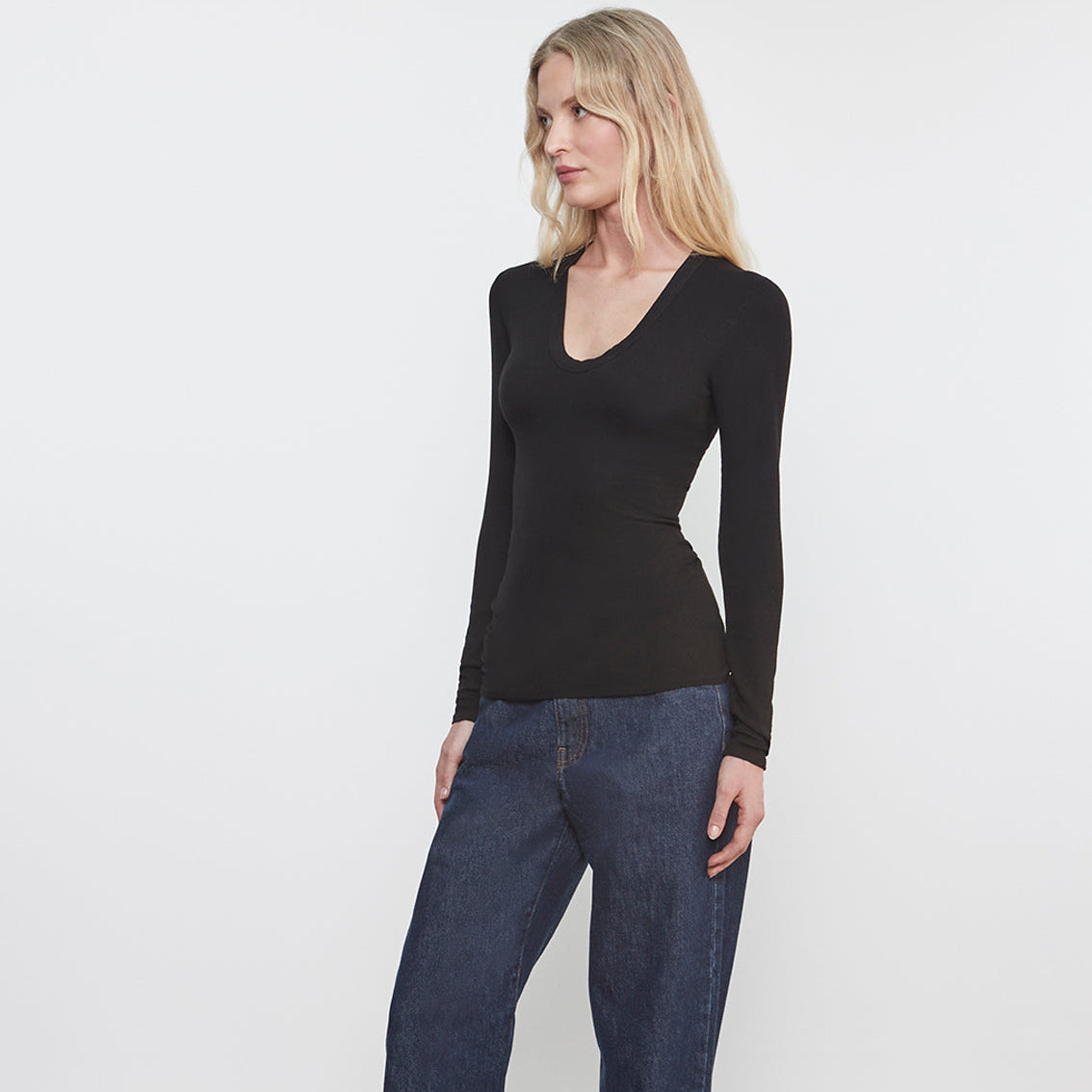 Fashionista Heaven Silk Long Sleeve Top — Maya