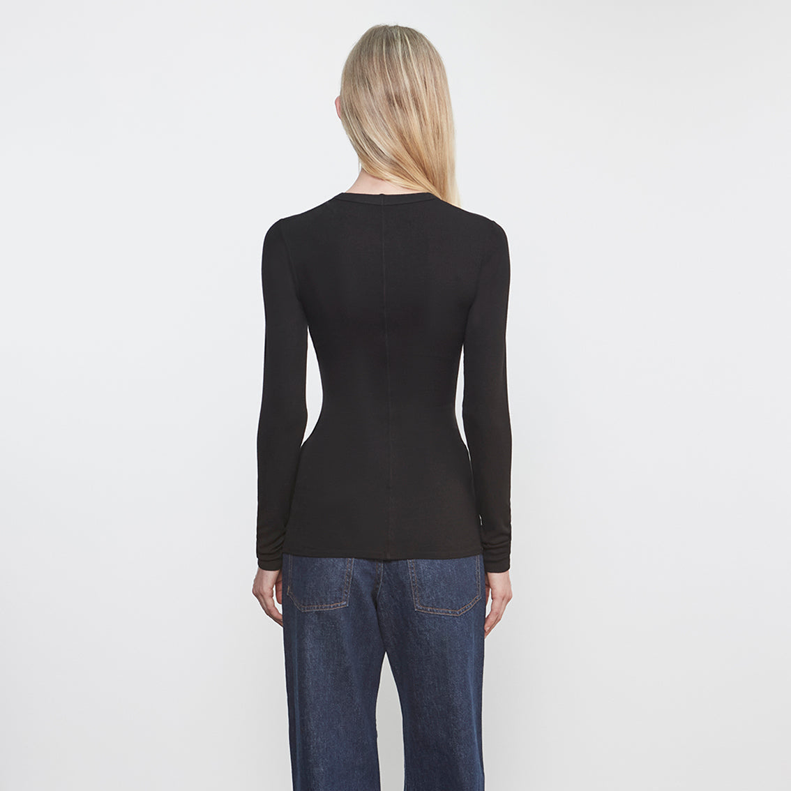 Fashionista Heaven Silk Long Sleeve Top — Maya