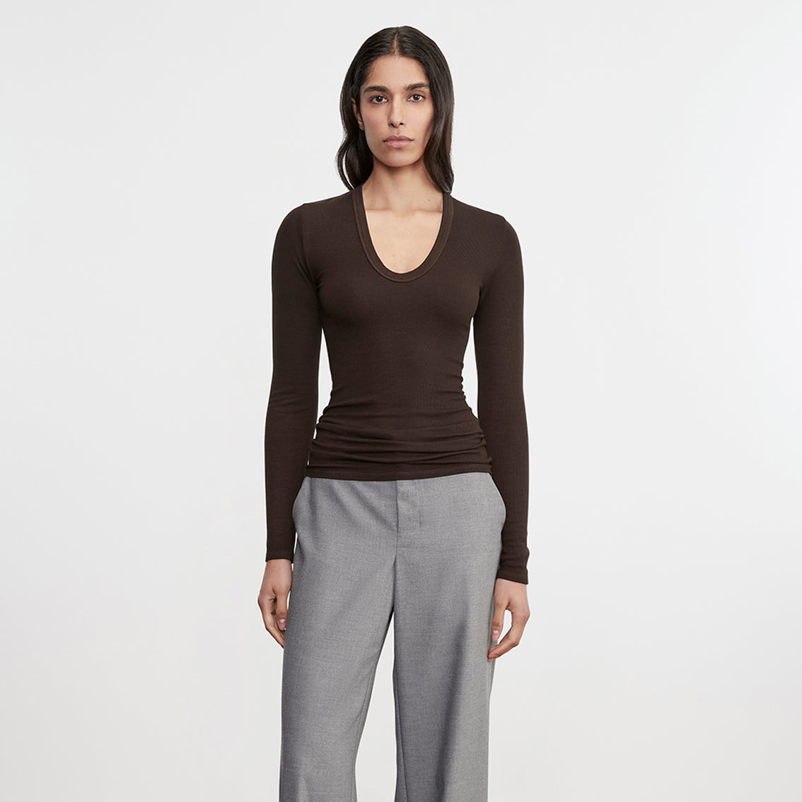 Fashionista Heaven Silk Long Sleeve Top — Maya