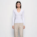 Fashionista Heaven Silk Long Sleeve Top — Maya