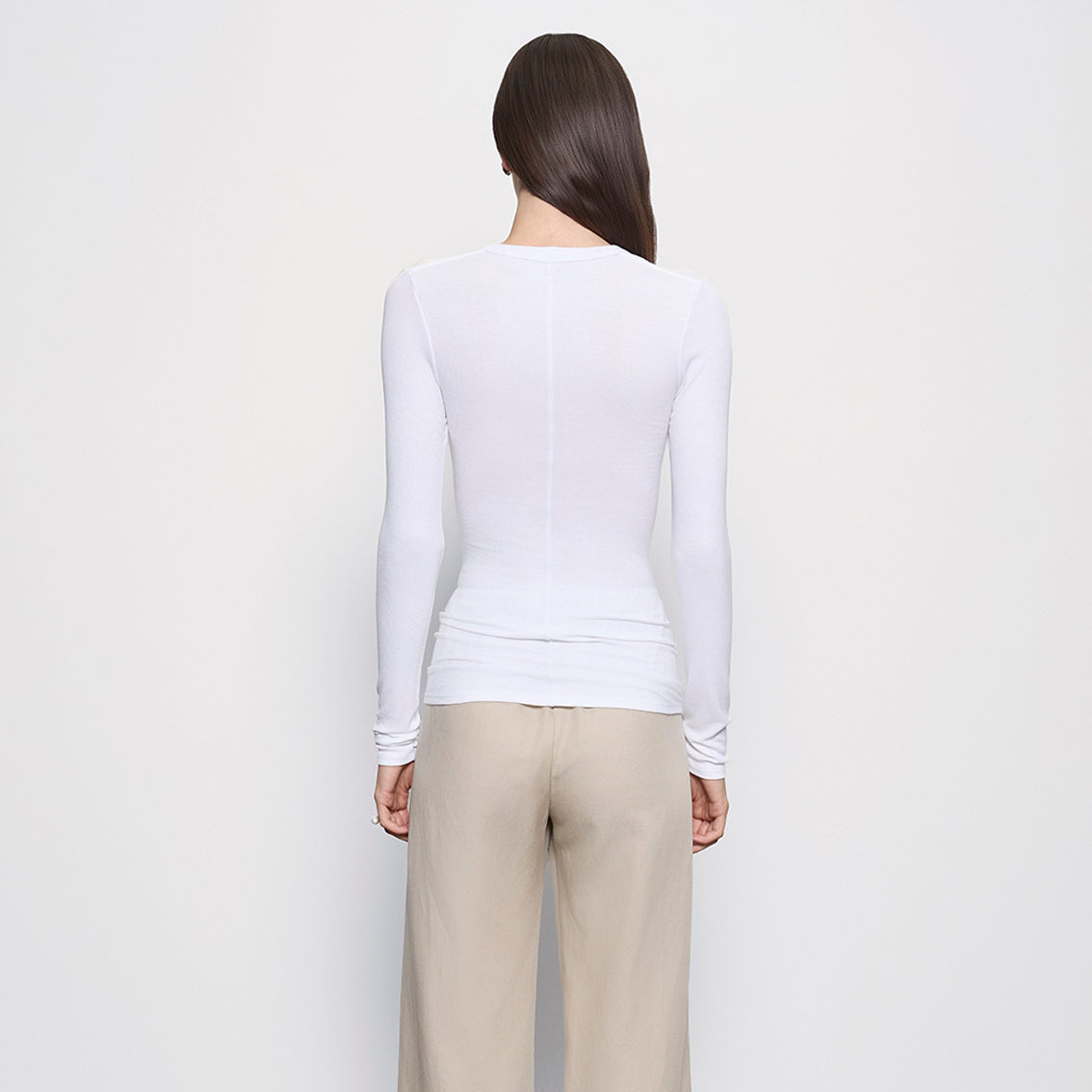 Fashionista Heaven Silk Long Sleeve Top — Maya