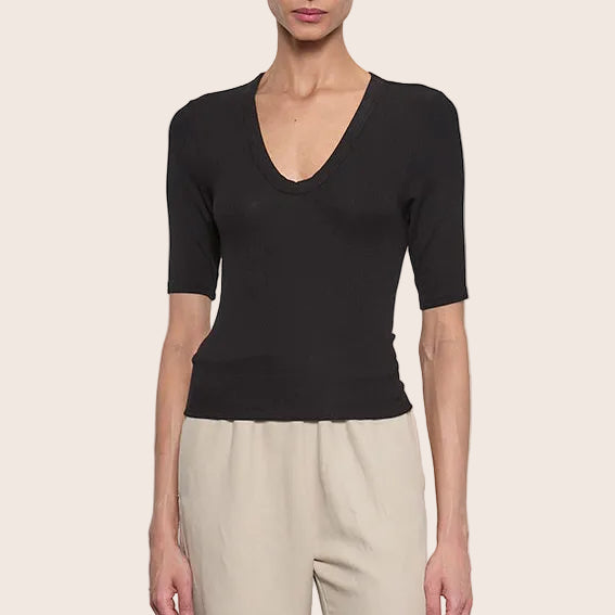 Fashionista Heaven Silk Half Sleeve Top — Lieke