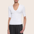 Fashionista Heaven Silk Half Sleeve Top — Lieke