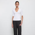 Fashionista Heaven Silk Half Sleeve Top — Lieke
